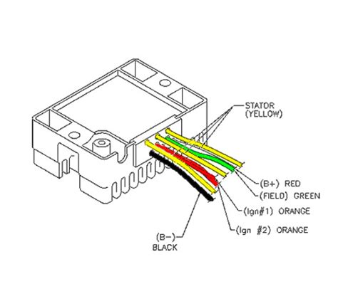 6 wire rectifier wiring diagram 